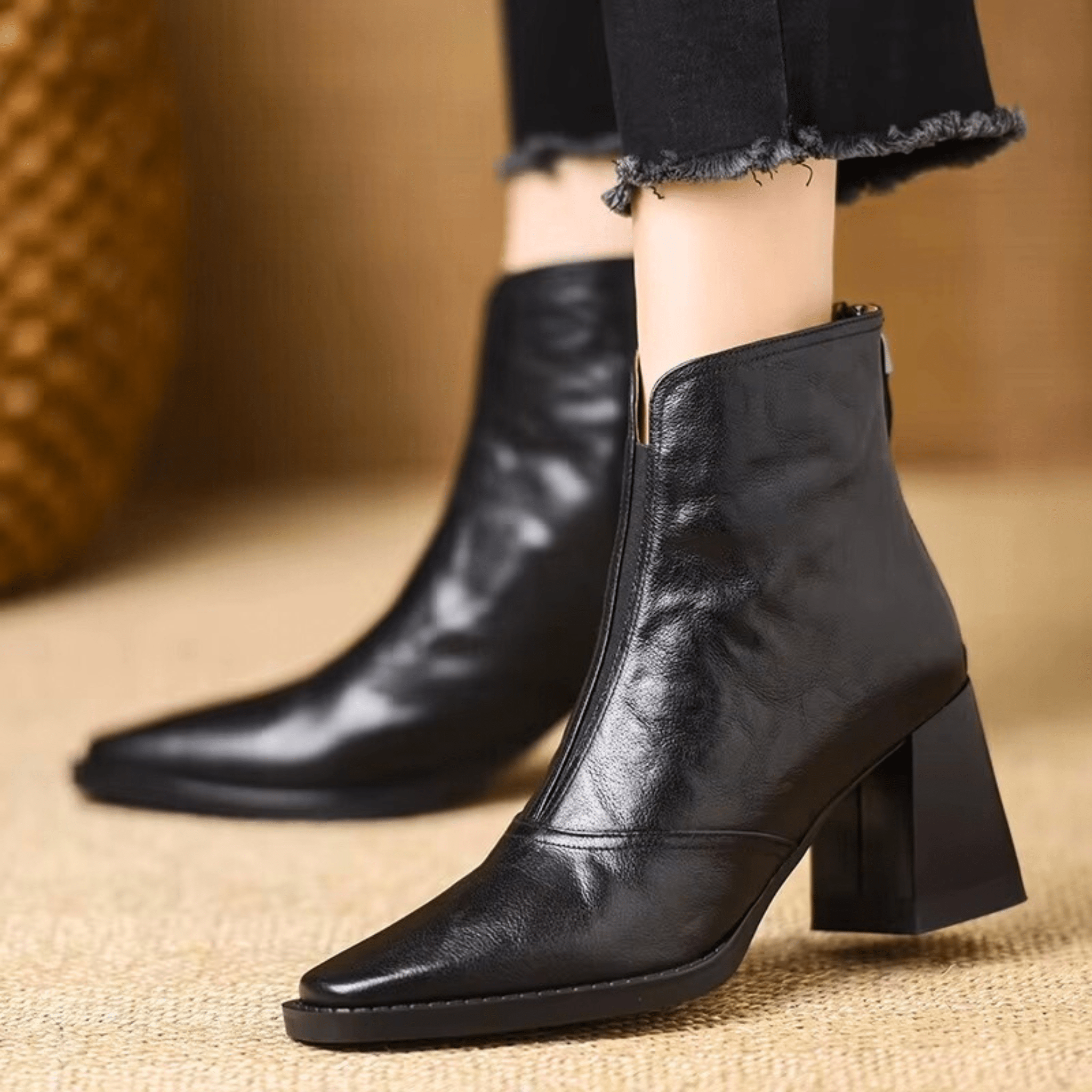 Valentine | Bottines Élégantes à Talon