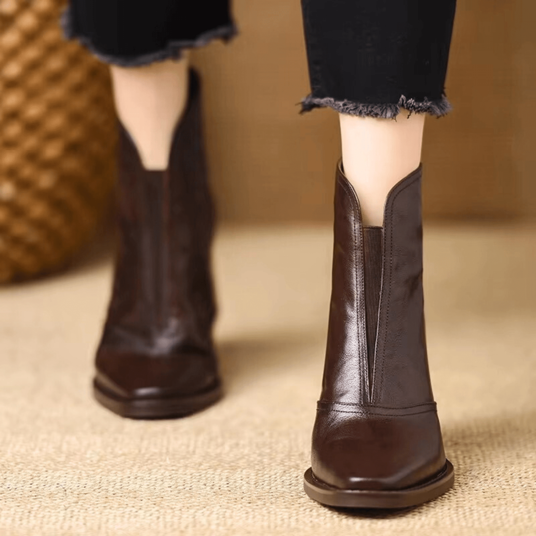 Valentine | Bottines Élégantes à Talon