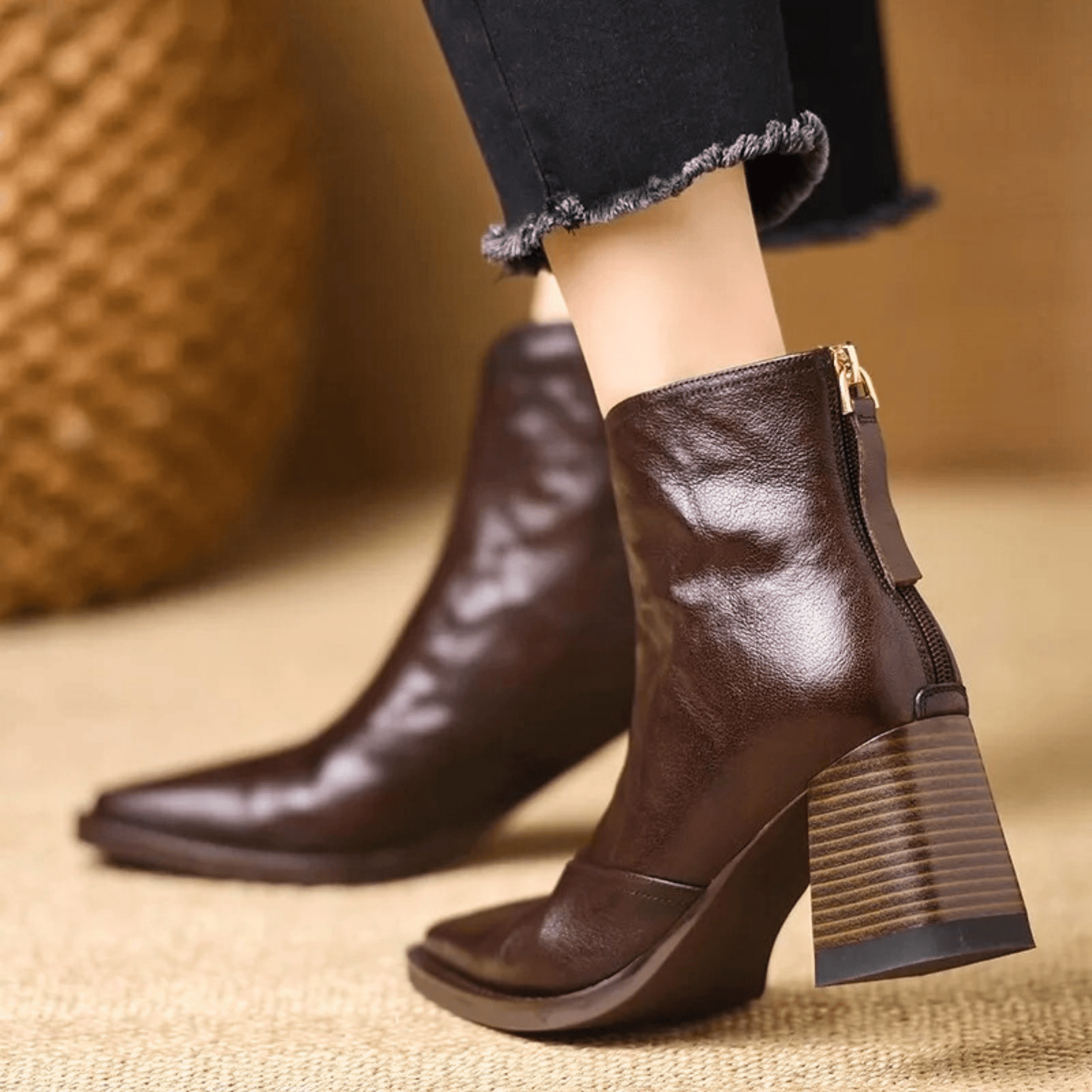 Valentine | Bottines Élégantes à Talon