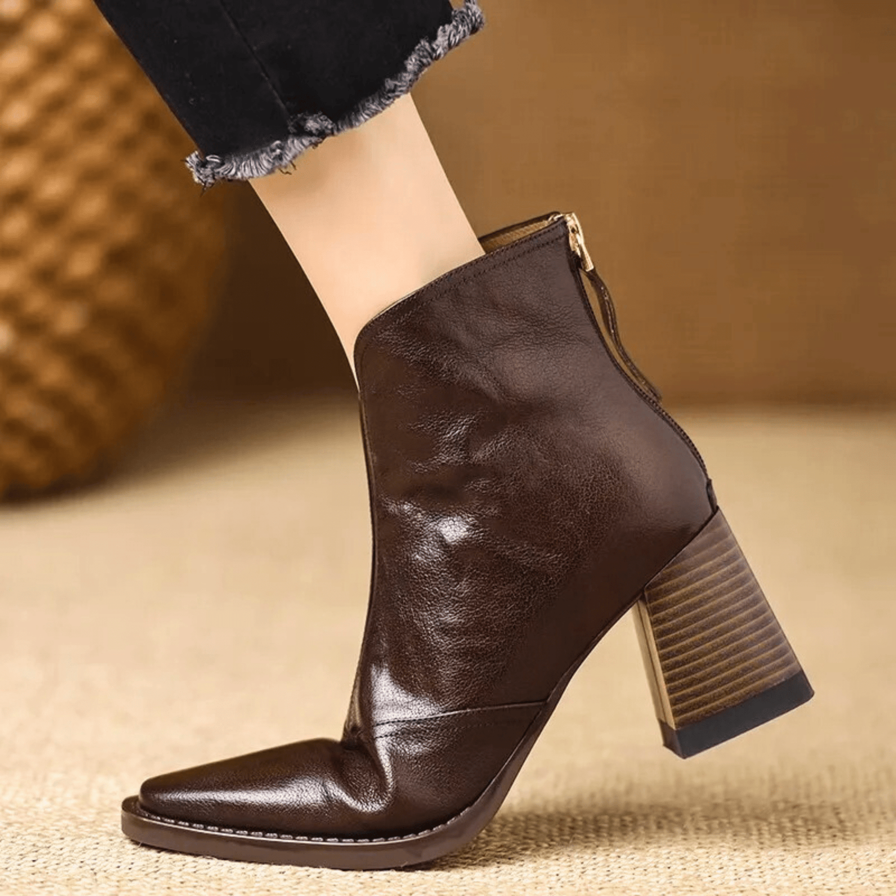 Valentine | Bottines Élégantes à Talon