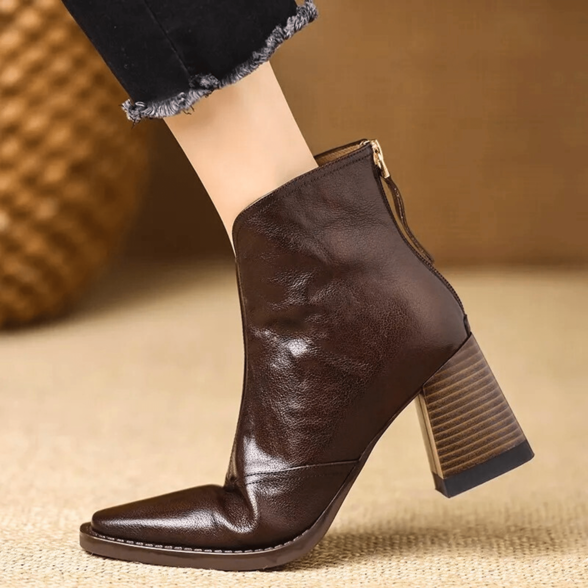 Valentine | Bottines Élégantes à Talon